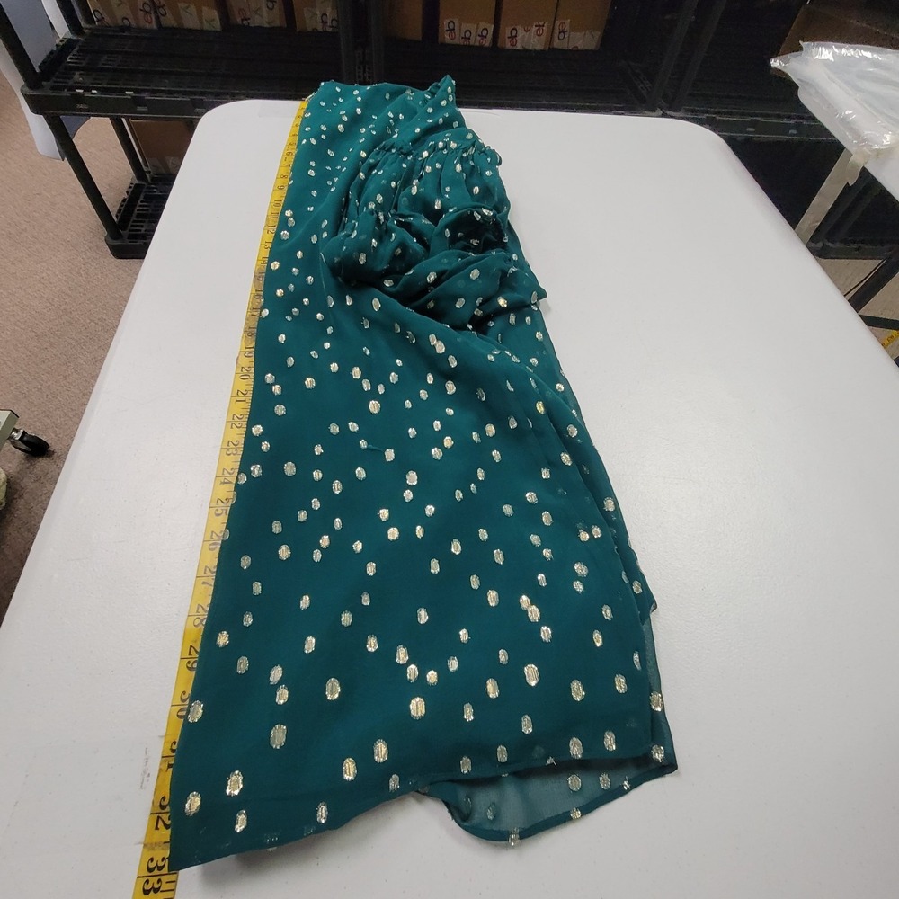 Lilly Pulitzer Womens Cleme Silk Long Sleeve Metallic Circle Dress Size 2 Green - Picture 7 of 10